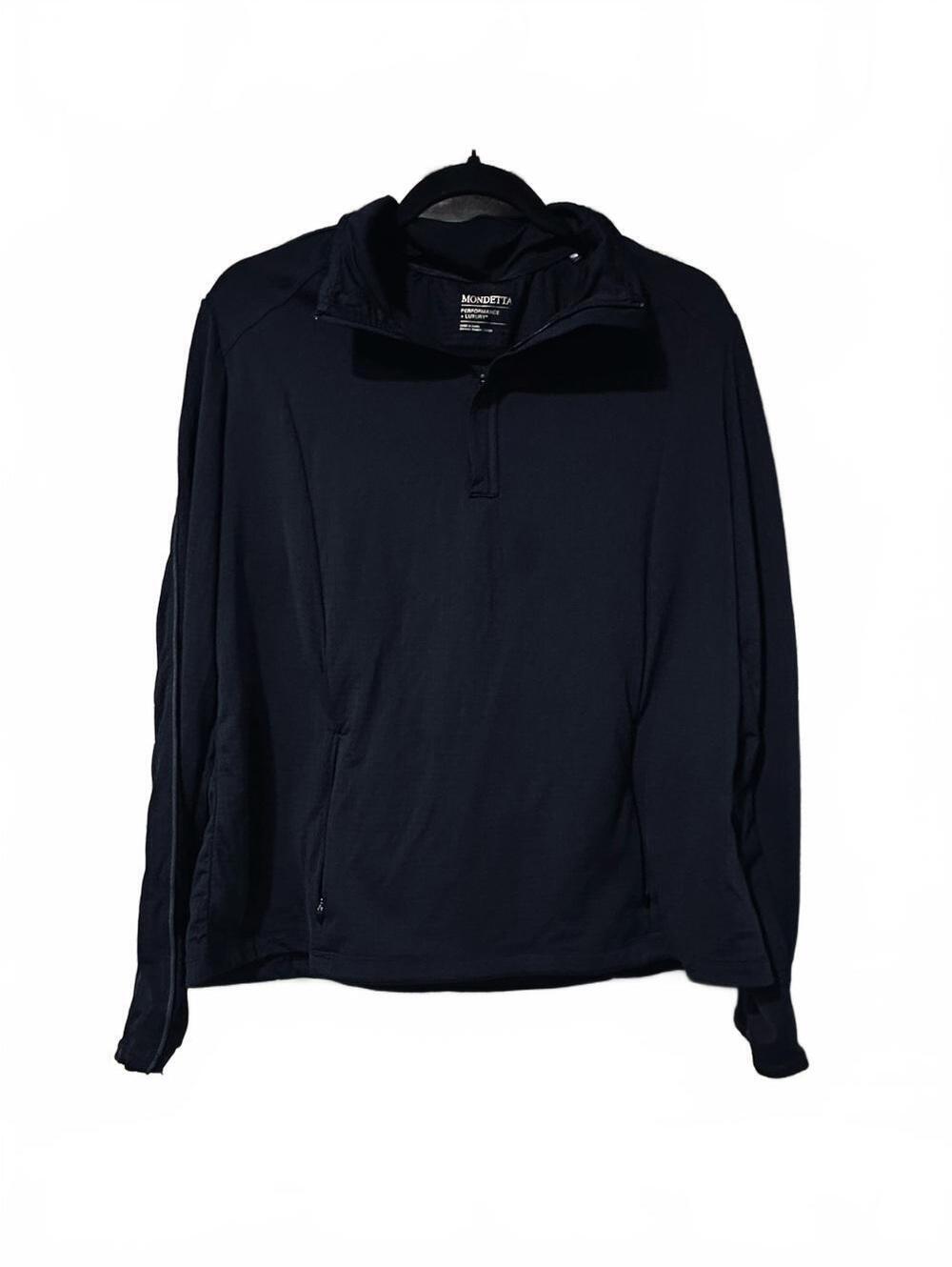 Mondetta Black Quarter-Zip Performance Pullover